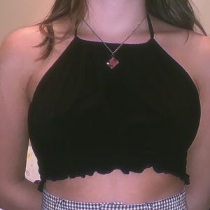 Brandy Melville Blank Halter Tank top!